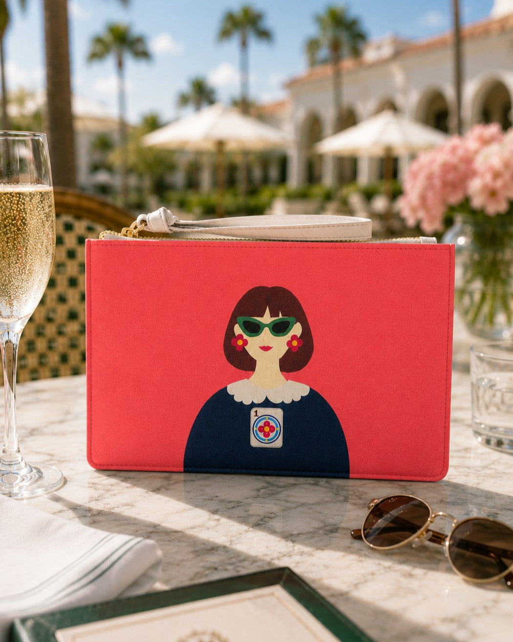 The One and Only Prime Dot Clutch Bag