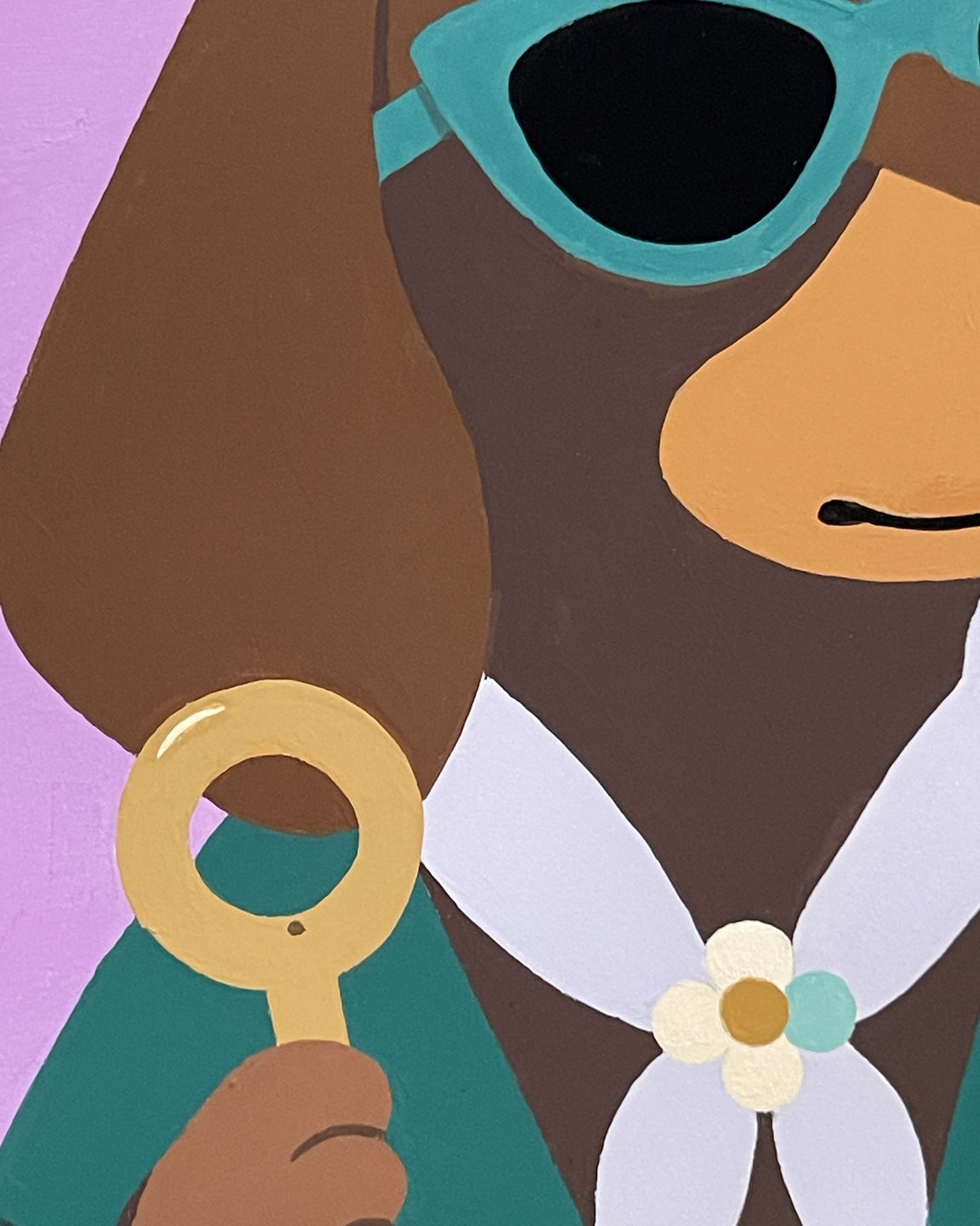 Style Is the Key— Original Gouache Painting