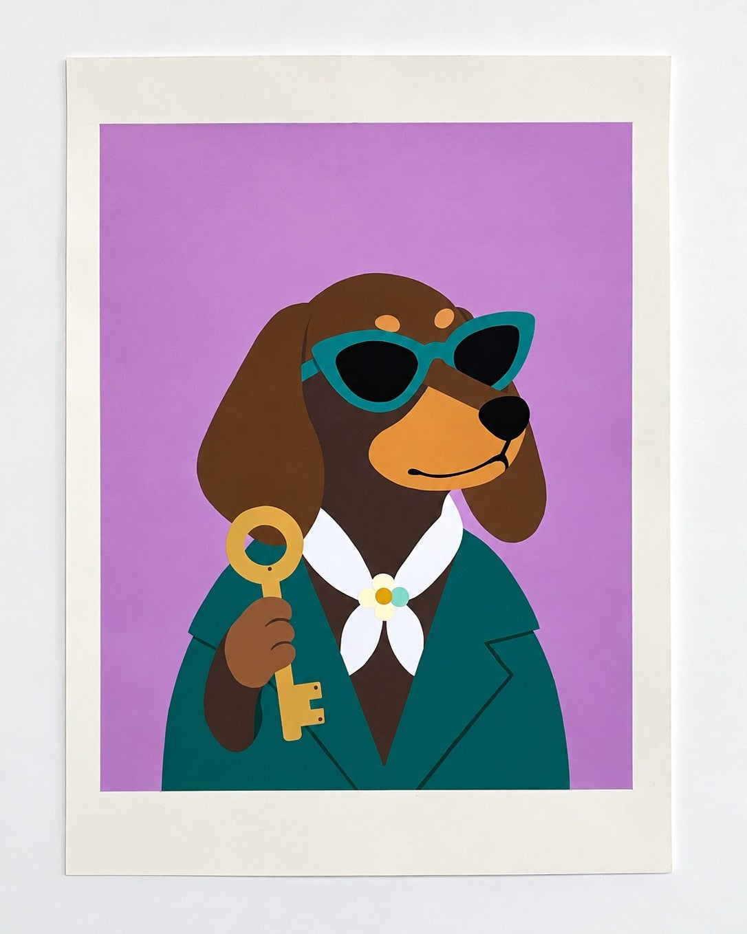 Style Is the Key— Original Gouache Painting