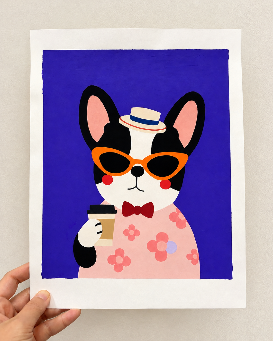 One for the Road — Original Gouache Painting