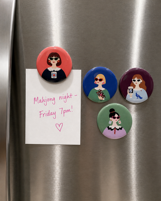 Modern Muses Magnet Set