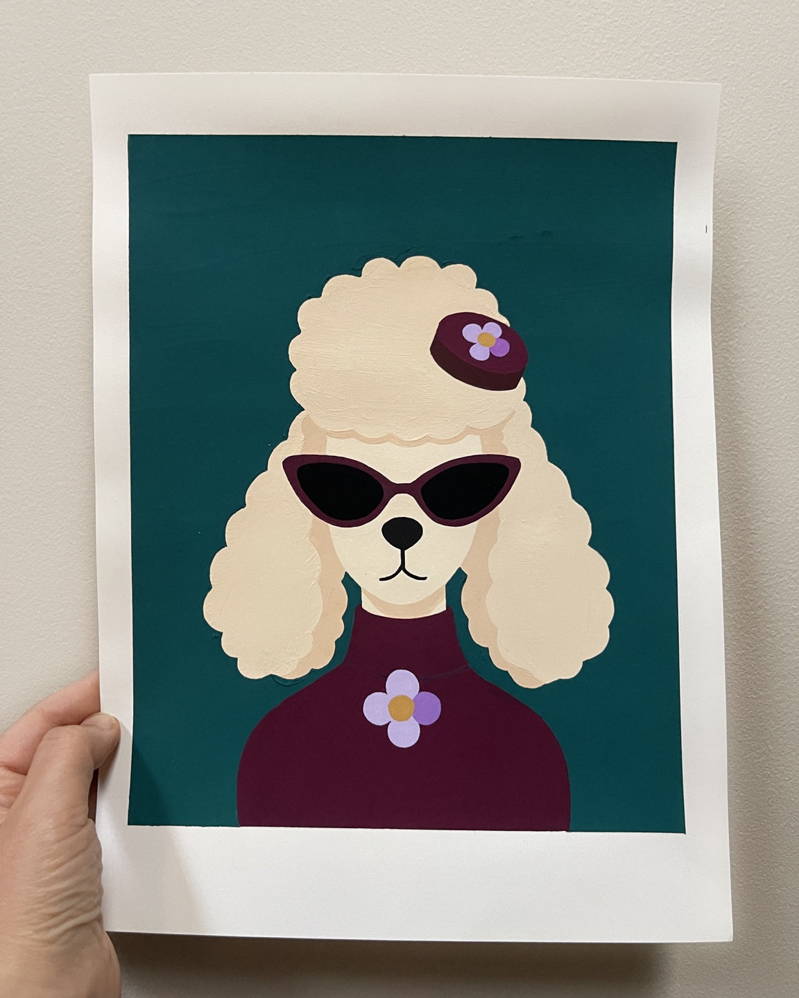 Always in Bloom— Original Gouache Painting